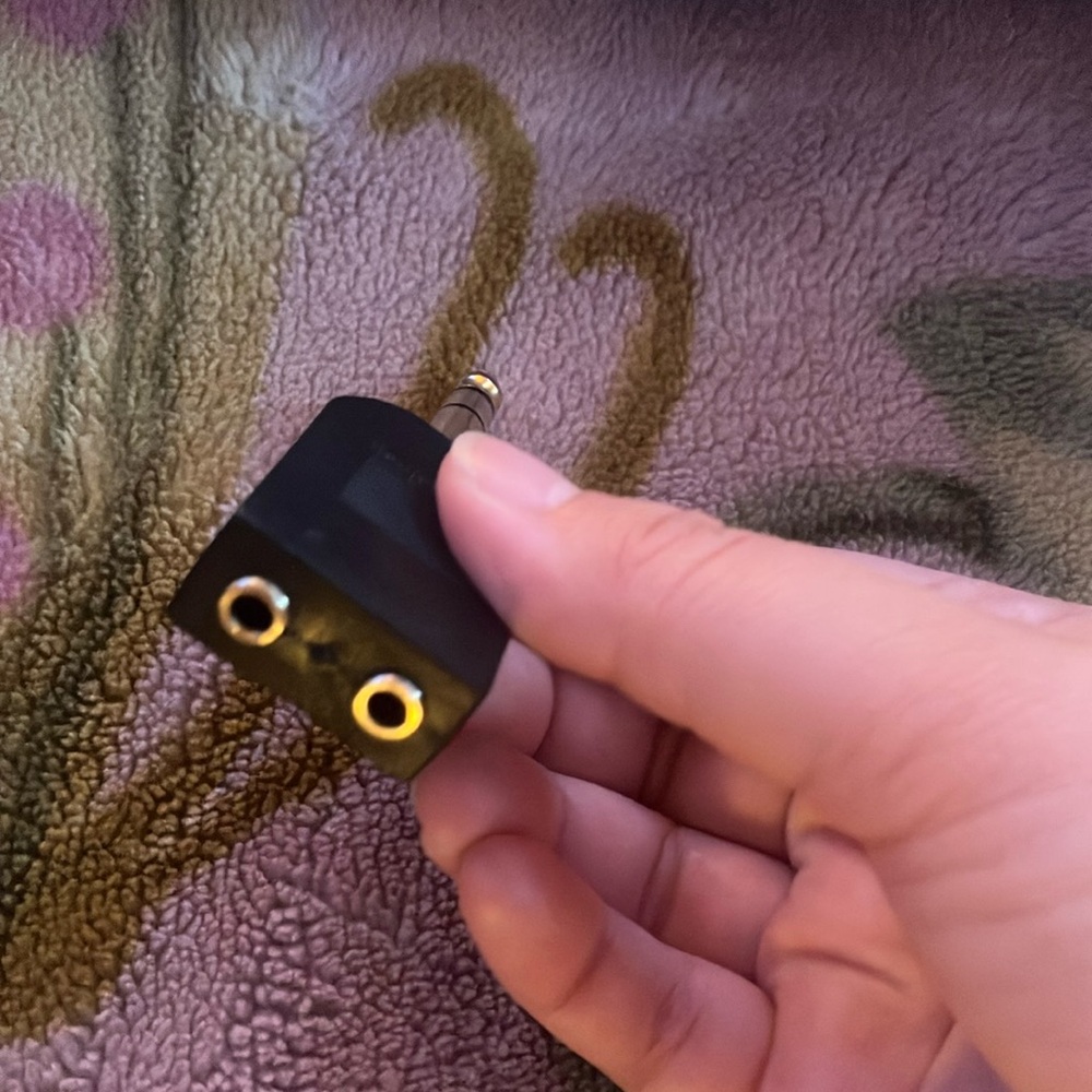 1/4” male dual adapter 3/5” female
